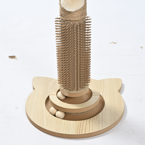 برج خدش للقطط بطول 49 سم مع كرة مخملية معلقة - مصنوع من السيزال المتين، مورد أثاث الحيوانات الأليفة بالجملة - Product Image 6