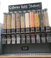 Distributeur mural de céréales, riz et aliments secs pour bonbons, noix et grains en vrac