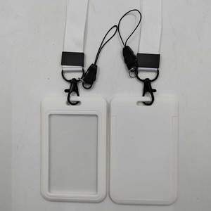 Lanière en polyester personnalisée, écologique et durable, avec support de carte d'identité et crochet pour badge, pour bus, métro et cartes de crédit - Vente en gros - Product Image 2