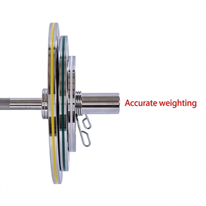 Krom Çelik Ağırlık Plakaları Elektrokaplama Olimpik Halter Plakası 2.5kg-25kg Kalibre Edilmiş Ağırlık Diski Spor Salonu Güç Antrenmanı için - Product Image 2