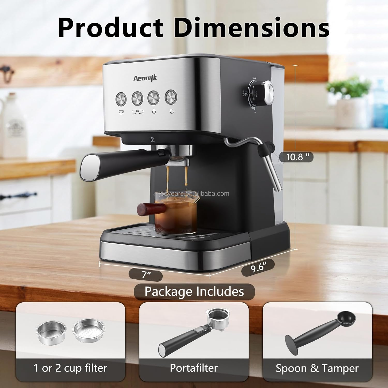 Aeomjk エスプレッソマシン 本体 Amazon.com: Aeomjk Espresso Machine, 20 Bar Stainless Steel