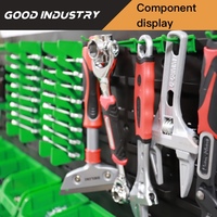 GD - Bacs de rangement empilables et détachables en plastique PP, support mural pour bricolage et garage domestique