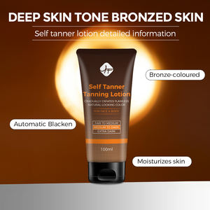 Marque privée hydratante meilleure lotion autobronzante Faux <span class=keywords><strong>bronzage</strong></span> naturel sans stries crème de <span class=keywords><strong>bronzage</strong></span> pour le visage moyen à foncé - Product Image 2