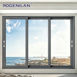 Ventanas Corredizas <span class=keywords><strong>de</strong></span> Aluminio Estilo Americano Rogenilan, 3 Paneles, Vidrio Aislante, con Rotura <span class=keywords><strong>de</strong></span> Puente Térmico, en <span class=keywords><strong>Venta</strong></span> - Product Image 3