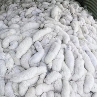 Vente en gros de fourrure de queue de renard blanc de haute qualité pour vêtements et artisanat