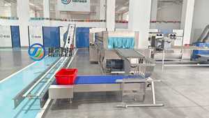 11 Commercial Automatic Industrial Washing Machine Stainless Steel Tray <b>Crate</b>/Basket Cleaner <b>Plastic</b> Frame Equipment <b>Plastic</b> Tra - Product Image 4