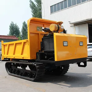 Mini Dumper 2t 3t 4t 6t thủy lực tự tải DIESEL theo dõi vận chuyển Mini Crawler Dumper để bán