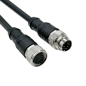Conector Impermeable M12 de 4, 5, 8 y 12 Pines, Enchufe de Cable para Sensor Industrial con Carcasa Redonda de Nailon, IP65, Macho y Hembra - Product Image 2