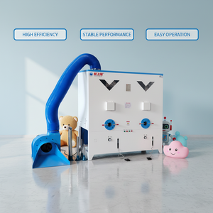 Équipement automatique de remplissage de fibres pour l'industrie du vêtement, destiné aux jouets en peluche, animaux en peluche, machine de traitement du rembourrage en coton - Product Image 1