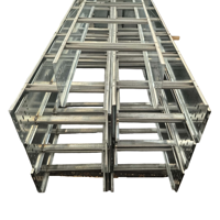 Support de câbles ventilé de type échelle robuste 300x100 400x150 600x200mm galvanisé à chaud, disponible en OEM