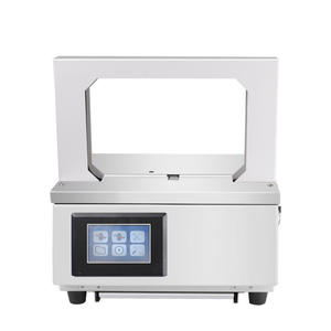 Flejadora automática de papel OPP, máquina de embalaje de cartón, pequeña máquina flejadora de verduras - Product Image 1