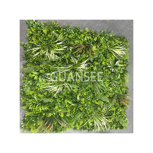 Tapis de <span class=keywords><strong>haie</strong></span> artificielle en faux <span class=keywords><strong>laurier</strong></span>, feuillage vert UV, panneaux de clôture pour l'intimité, écran en gazon artificiel pour la décoration murale - Product Image 1