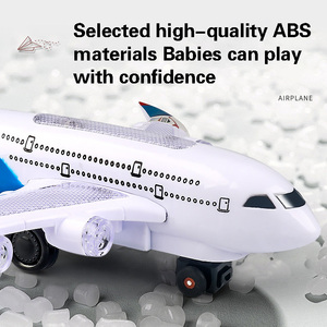 Produit Phare Avion Jouet <span class=keywords><strong>Électrique</strong></span> pour Enfants à Roues Universelles avec Lumières 3D Colorées et Musique - Product Image 6