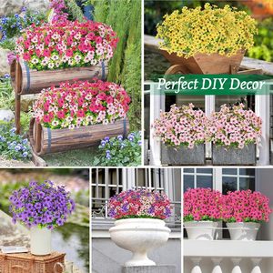 Plantes et fleurs artificielles résistantes aux UV pour l'extérieur, fausses fleurs pour la décoration extérieure - Product Image 3