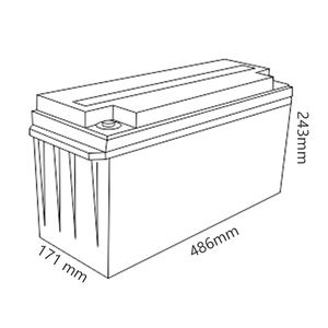 Batería de gel de plomo de almacenamiento de energía solar Agm de alta calidad Mhb <span class=keywords><strong>12V</strong></span> <span class=keywords><strong>115ah</strong></span> para sistema eólico - Product Image 2