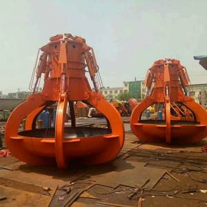 Grappin de type pétale pour grue, avec moteur électrique et accessoires hydrauliques, engrenage comme composant central - Product Image 4