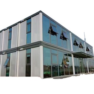 Bureaux modulaires en conteneurs, construction rectangulaire, design industriel, épaisseur standard, maison conteneur portable - Product Image 1