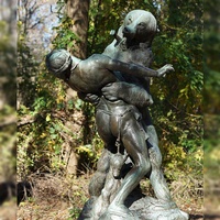 Sculpture de trois ours de grande taille, nouveau produit, parc de zoo, offre spéciale