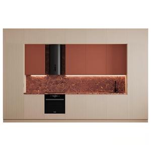 Proyecto de Villa en el Reino Unido: Juego de <span class=keywords><strong>Cocina</strong></span> Moderno de Acero Inoxidable, Fabricación de Gabinetes Completos con Electrodomésticos - Product Image 1