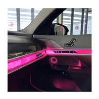 Kit d'éclairage d'ambiance LED pour BMW Série 7 G70, lumière d'ambiance dynamique RGB, pièces modifiées pour l'intérieur, couvercle de haut-parleur