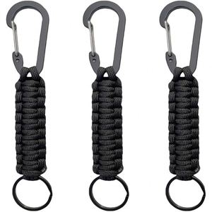 Llavero de Paracord Resistente con Mosquetón y Clip de Aluminio para Mochila, Ideal para Camping, Senderismo y Supervivencia al Aire Libre - Compra al por Mayor - Product Image 1