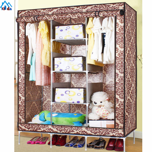 Armoire Almirah détachable QIDA DIY en plastique pliable portable portes pliantes armoire pp cube armoire pour enfants - Product Image 4