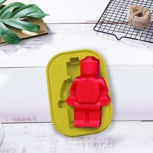 ตัวต่อเลโก้ซิลิโคนแม่พิมพ์สำหรับอบช็อคโกแลต - Product Image 4