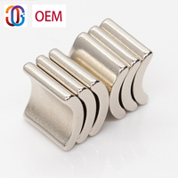 Aimant de moteur en néodyme N45 pour rotor de moteur sans balais, en NdFeB fritté, conforme RoHS, REACH et ISO 9001