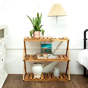 Portable Foldable Bamboo <b>Shoe</b> Rack Multi Layer Freestanding <b>Space</b> <b>Saving</b> <b>Storage</b> Organizer For Home Entryway Bedroom - Product Image 1