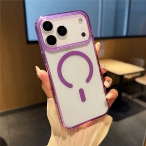 Funda Transparente Antigolpes de Acrílico para iPhone 17 Pro Max, Protector Magnético Transparente para Teléfono Celular - Product Image 6