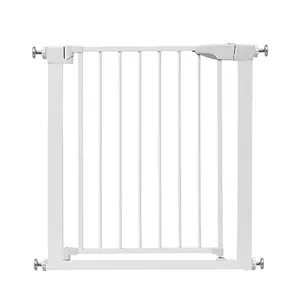 High Quality Durable Retractable Baby Safety Gate Safe Material No Holes Needed Baby Gates Fence For Stairs