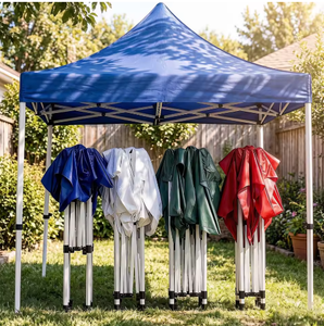 <span class=keywords><strong>Sombrilla</strong></span> de Exterior Cuadrada Reforzada Xinyuanxiang, Modelo Hexagonal <span class=keywords><strong>3x3</strong></span>, <span class=keywords><strong>Tela</strong></span> Oxford Negra Impermeable, para Todo Tipo de Comercio - Product Image 2