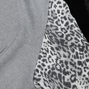 Sweat-shirt à capuche unisexe à imprimé léopard, manches raglan, pull oversize, sweat-shirt graphique personnalisé, streetwear - Product Image 5