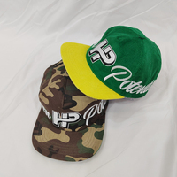 Topi Snapback Bordir Kamuflase Kustom Grosir Berkualitas Tinggi Desain Keren Vintage Corduroy Unisex