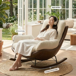 Foldable Lazy Sofa Tatami Floor <b>Cushion</b> Chair with Backrest Portable <b>Small</b> Sofa for Bedroom Bay Window Bed Indoor Relaxation Sea - Product Image 3