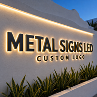 Enseigne LED pour nom de lounge, lettres lumineuses personnalisées pour bar, logo rétroéclairé pour club, restaurant, décoration murale, enseigne LED pour nom de lounge