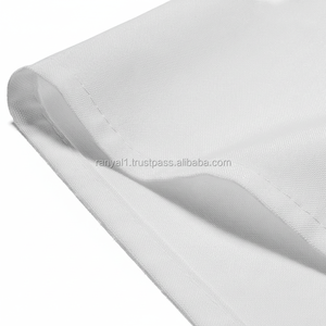 Serviette de table jetable rouge en polyester filé 100% pour restaurant et hôtel disponible en vrac à bas prix - Product Image 1