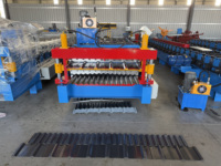 Máquina Formadora de Paneles para Techos IBR de Sudáfrica, Máquina para Fabricar Tejas Metálicas Laminadas con Película Corrugada de Zinc