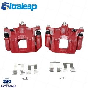 19B6446 19B6447 Pinza de freno de disco roja trasera LH y RH con soportes para Honda <span class=keywords><strong>Odyssey</strong></span> 2011-2017 V6 3.5L Mini furgoneta de pasajeros - Product Image 2