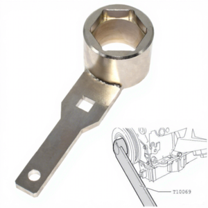 Chiave di Supporto Professionale per Puleggia Albero Motore MT-TOOLS, Strumento Specializzato in Acciaio per Regolazione Fasatura per Volkswagen Audi Q7 <span class=keywords><strong>Porsche</strong></span> - Product Image 3