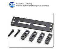 Fixateur de câble en plastique de type superposé, pince pour câble, gestion des câbles d'alimentation, clips de support, source d'usine