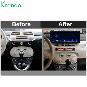 Krando - Autoradio Android de 12.3 Pulgadas para Automóvil, Unidad Principal para Fiat FIAT 500 2007-2014, Panel Digital, Navegación para Automóvil, Carplay Inalámbrico, GPS - Product Image 3