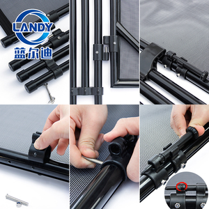 Clôture de confidentialité pour <span class=keywords><strong>piscine</strong></span> hors sol en acier inoxydable amovible durable facile à installer pour les piscines - Product Image 6