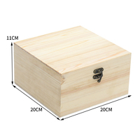 Étui à rabat en bois de pin avec Logo OEM personnalisé, boîte de rangement en bois pour bijoux, vente en gros