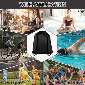 Sac à dos de sport promotionnel personnalisé, <span class=keywords><strong>pas</strong></span> <span class=keywords><strong>cher</strong></span>, en polyester, imperméable, à séchage rapide, respirant, 20-38L, sac de fitness personnalisé - Product Image 5