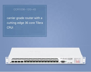 Router de Clase Empresarial <span class=keywords><strong>CCR1036</strong></span>-<span class=keywords><strong>12G</strong></span>-<span class=keywords><strong>4S</strong></span> con CPU Tiler Tile-GX16, 4GB de RAM, Firewall, QoS, para Uso FTTX - Product Image 3