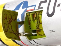 Vente en gros Skyblazer RC Avion Kit 80mm F-86 Sabre PNP avec FMS EDF Jet Caméra Métal Modèle d'avion Réductions en vrac disponibles