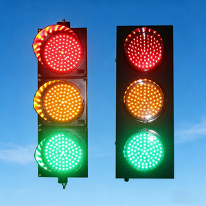 Mini Semáforo Inteligente Móvil LED para Peatones, Control de Tráfico en Almacenes, Señal de Parada, Semáforo Solar, Robot de Control de Tráfico - Product Image 1