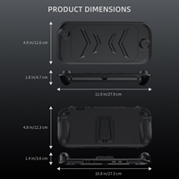 Coque en TPU avec couvercle avant en ABS pour Switch 2 Console Coque de protection antichoc transparente anti-rayures Accessoire de jeu à ajustement précis