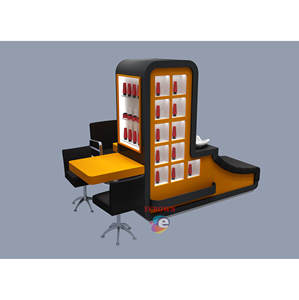 뜨거운 판매 DVD 대여 살롱 키오스크 양면 거울 상점 인테리어 디자인 이발소 액세서리 - Product Image 2